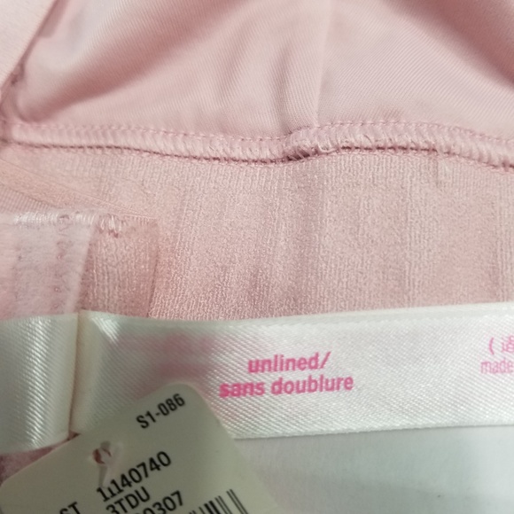 {NWT} PINK | Triangle Unlined Bralette Light Pink - Picture 6 of 7